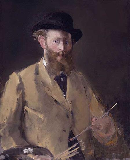 Edouard Manet Selbstportrat mit Palette Spain oil painting art
